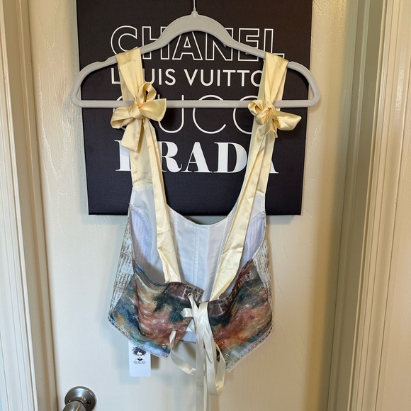 NEW French Style CORSET SHIRT - Picture 2 of 6